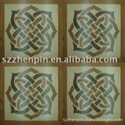 walnut oak and maple wood mosaic parquet floor tile